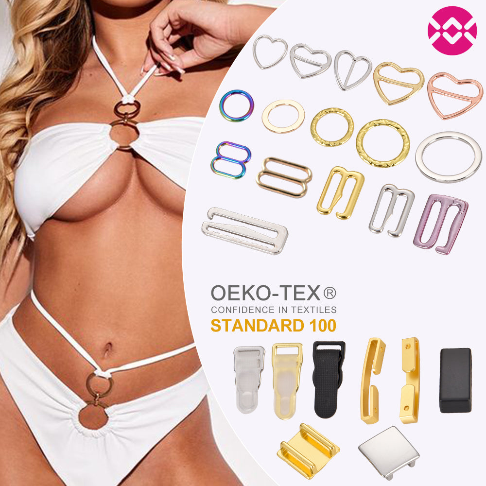Nylon Coated Bra Ring Buckle