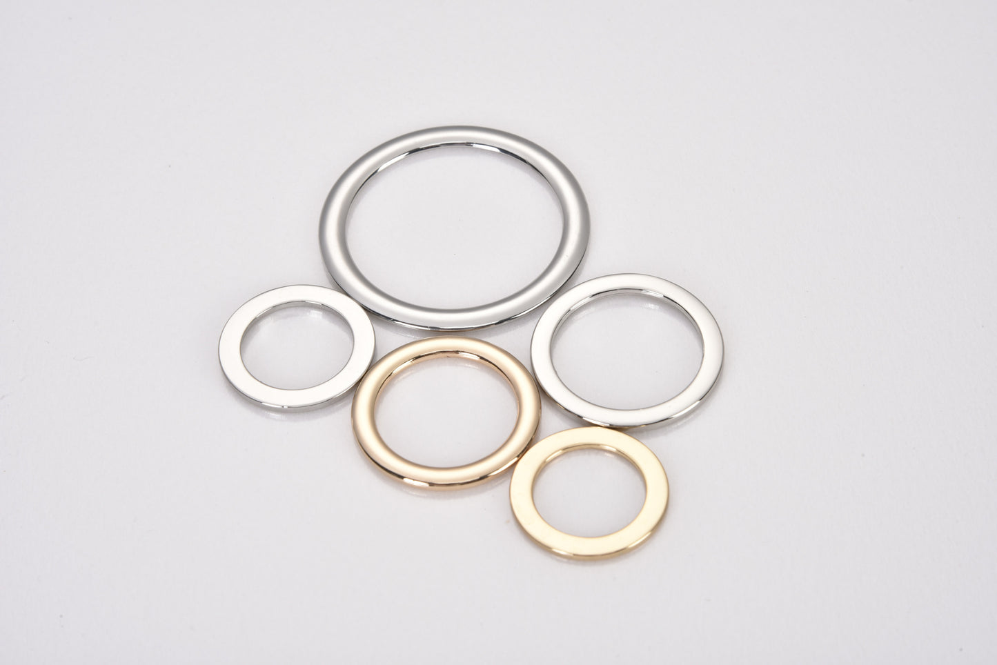Zinc Alloy Ring Bra Buckle